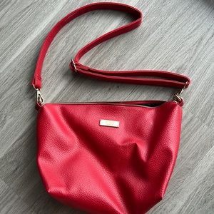 BCBG red crossbody bag
